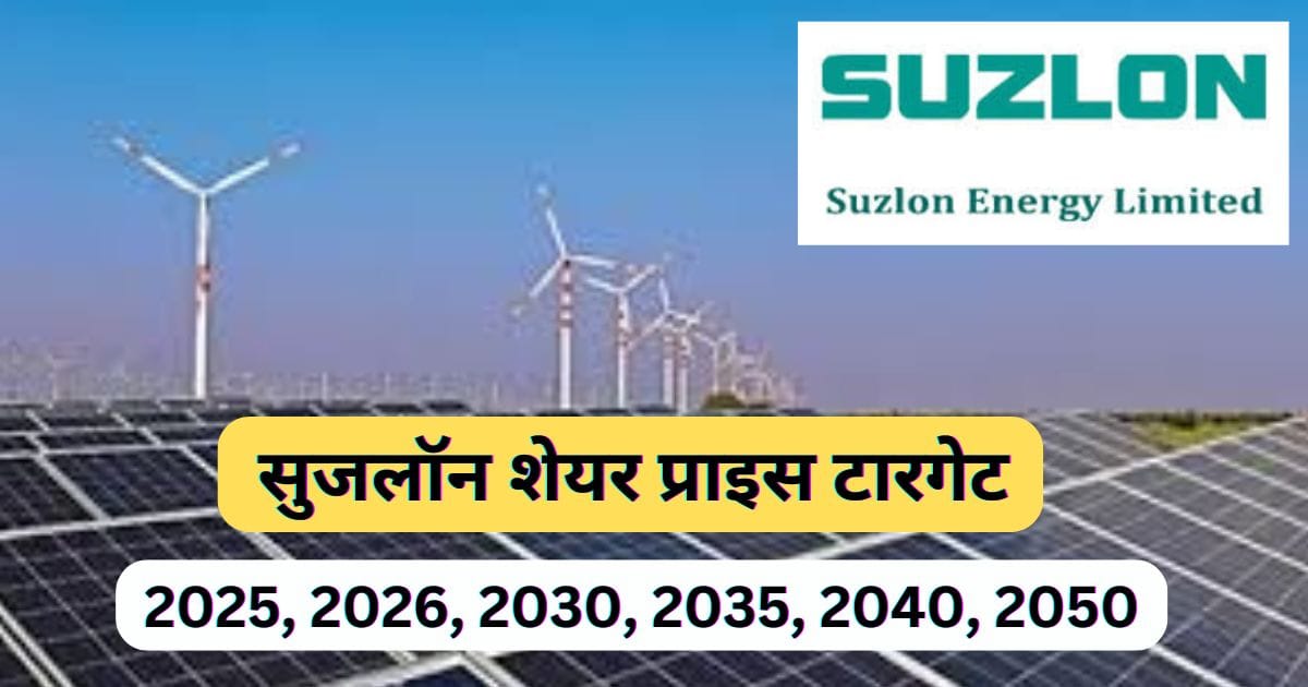 Suzlon Share Price Target 2025, 2026, 2030, 2035, 2040, 2050 | सुजलॉन शेयर प्राइस टारगेट 