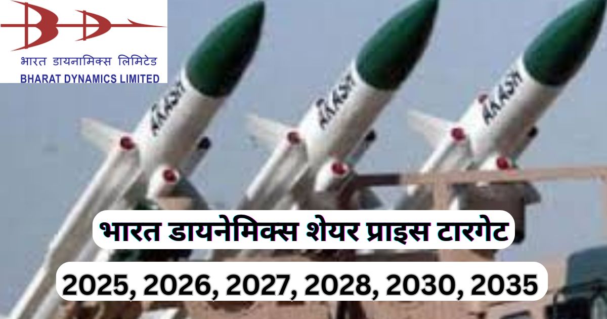 Bharat Dynamics Share Price Target 2025, 2026, 2027, 2028, 2030, 2035 | भारत डायनेमिक्स शेयर प्राइस टारगेट